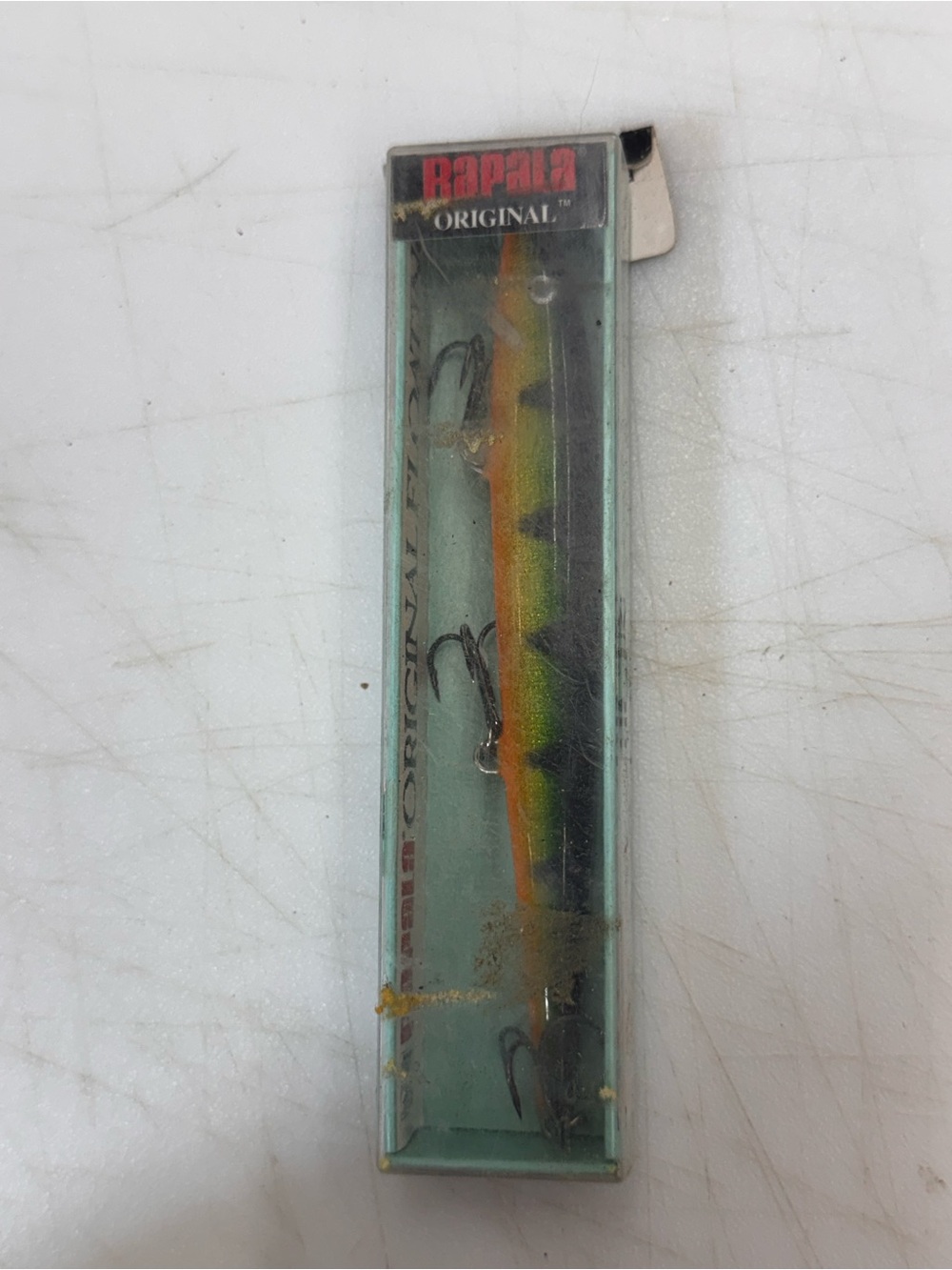 VINTAGE Rapala 4”-6” 13cm F13P Perch Vintage 1970s Fishing Lure w Box
